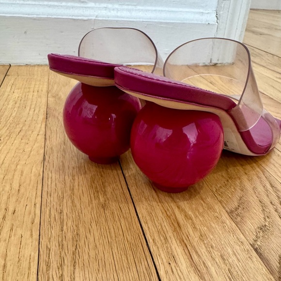 Cult Gaia Pink/Purple Heeled Sandals - Picture 4 of 7